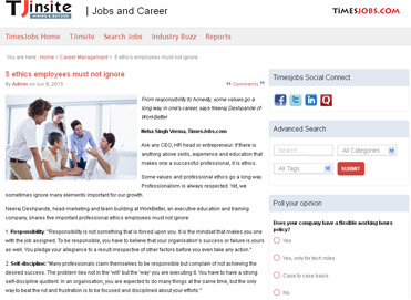 5 ethics employees must not ignore