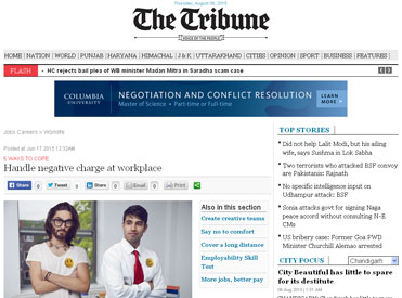  handle negative charge at workplace  