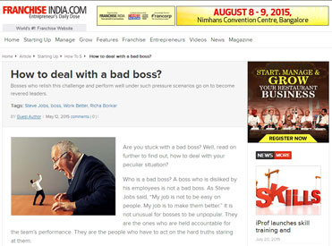 how to deal with a bad boss