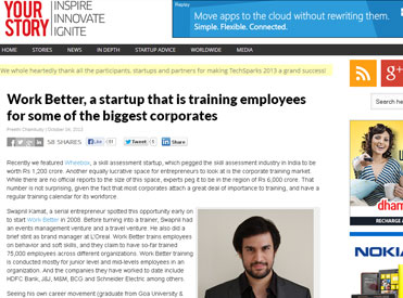  Work Better, a startup that is training employees for some of the biggest corporates