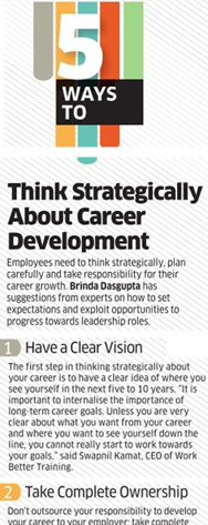 Think strategcally about career development